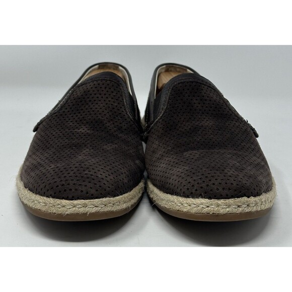 Dolce & Gabanna Perforated Suede Loafers Men’s 10 Brown Espadrille Slippers main image 5